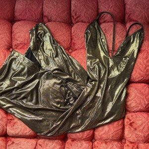 Chloe Cocktail Metallic Dress